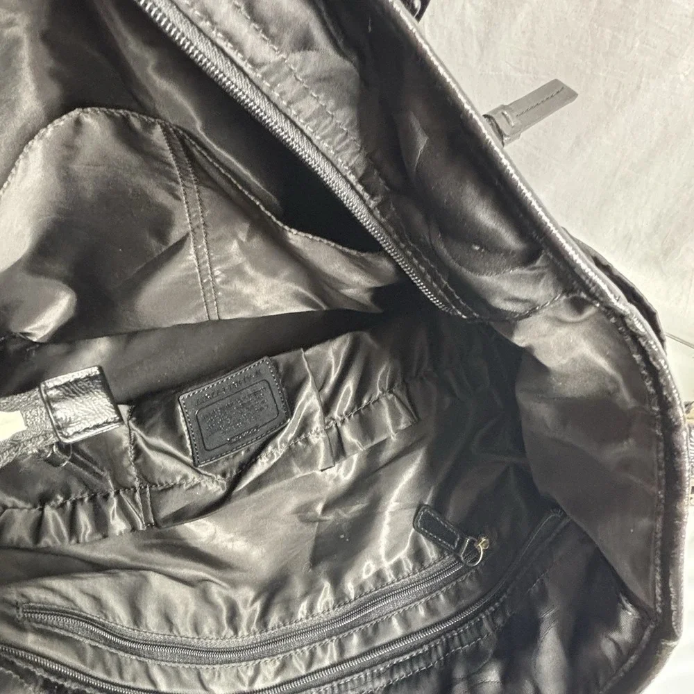 Coach black signature